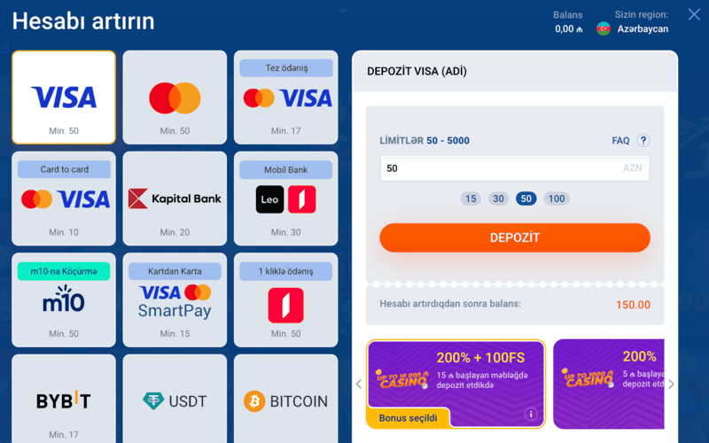 Aviator Mostbet AZ-da pul yatırın və qazanın